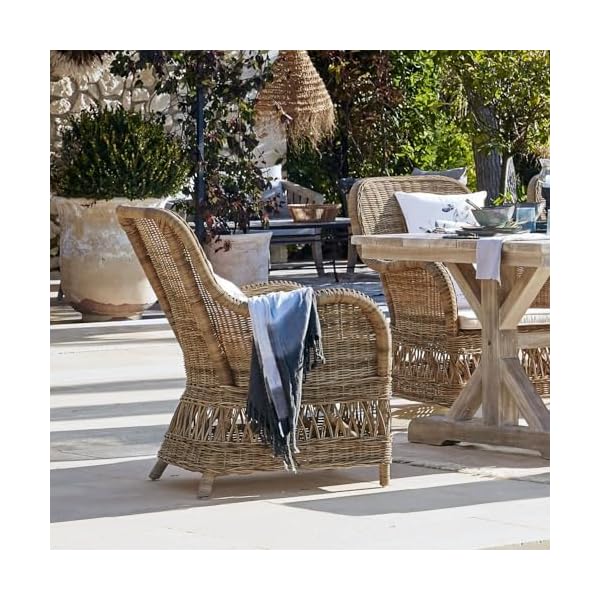 Loberon Outdoorsessel Chandevion Rattan Braun