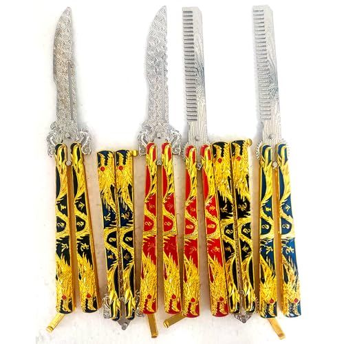 Set de 6 Peines Metálicos Decorativos Dragon Gold miniatura 6