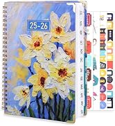 2025-2026 Academic Planner, A5 (6.5" x 8.5") Weekly and Monthly Planner, July 2025 - June 2026, C...