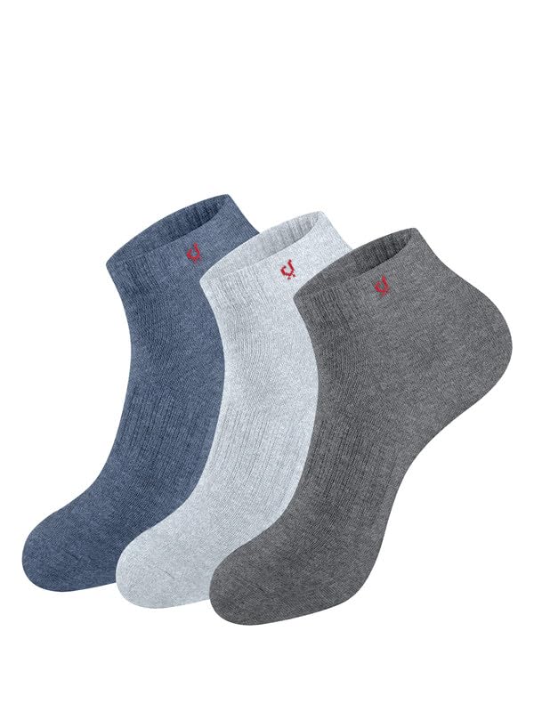 TRENDMALLS Cotton Blend Socks for Mens & Womens, Sneakers Length Fit, Athletic Odour Free with Arch Support Sports Running wear Unisex Free Size (Packs of 3 & 6)