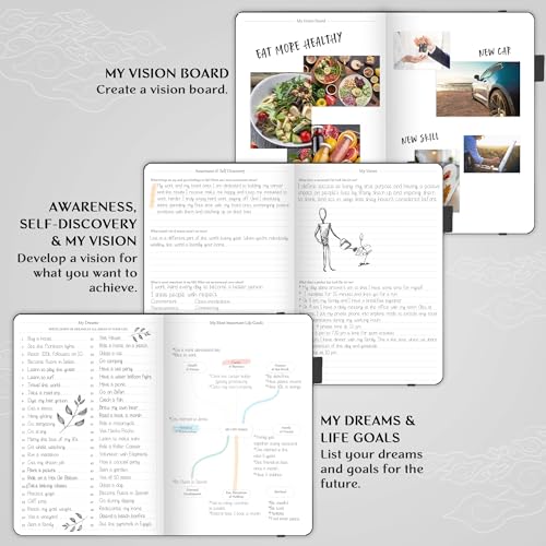 Image of Legend Planner Undated, Weekly & Daily Goal Journal, A5 Black