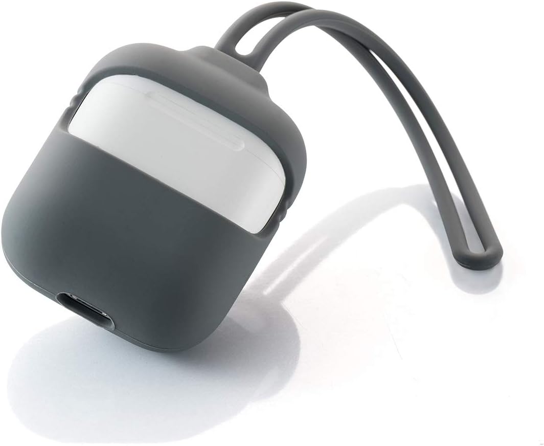 Lead Trend Airpods Case, Capsule 2-Way with Strap, Gray