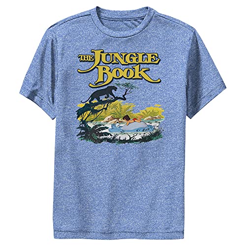 Disney Jungle Book Relaxing Swim-Dsjb00dgsc Boys Short Sleeve Tee Shirt