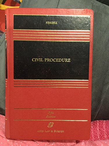 Civil Procedure 0735512418 Book Cover