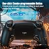 AFMVV Wireless Controller for PS5 with RGB LED,TURBO, Dual Vibration, 6 Axis Gyro Sensor, Touchpad, Ergonomic for Playstation 5 Controller, Compatible with PlayStation 5/PC/Mac/ios/Android/Steam