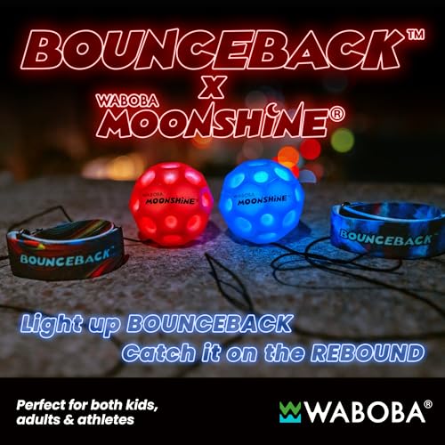 Waboba Rimbalzo LED, Colore Rosso, Taglia unica, AZ-331-R