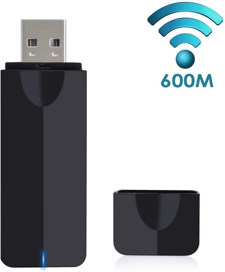 Soconic USB WiFi Dongle 600Mbps Dual Band WiFi Adapter USB Wireless adaptor WPS 802.11 AC/B/G/N Network Card Maximum Speed up to 5G 433Mbps 2.4G 150Mbps,Support Mac Windows 10 Windows 8 7 Vista XP