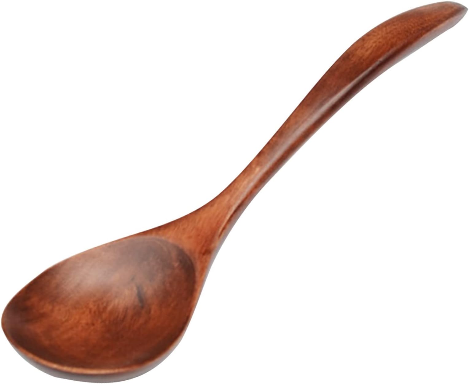 BOLNEYSoup Spoons, Natural wooden spoon long handle cooking spoon large soup spoon hot pot stirring spoon tableware tool