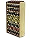 MODO24 Botellero para 63 Botellas, Madera, Sin Tratar, 118,4x72,2x26,5 cm, 8