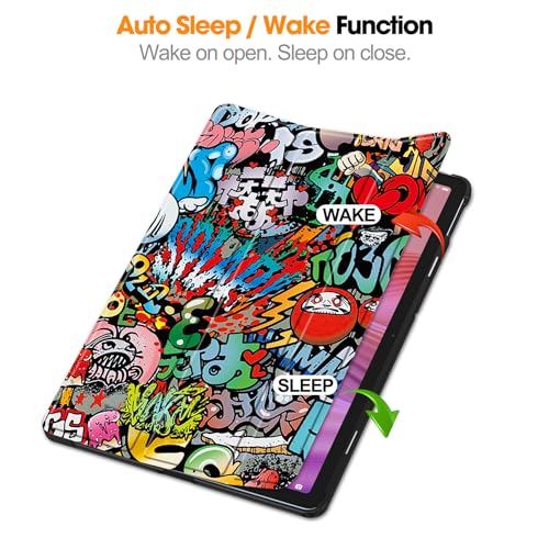 Image of ProElite Cover for Lenovo Tab 10.1 inch 2025 Case Cover, Sleek Smart Flip Case Cover for Lenovo Tab 10.1 inch 2025 Tablet (Support Auto Sleep Wake), Hippy