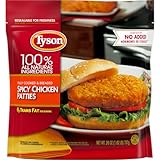 Tyson Fully Cooked Spicy Chicken Patties, 26 Oz. (Frozen)