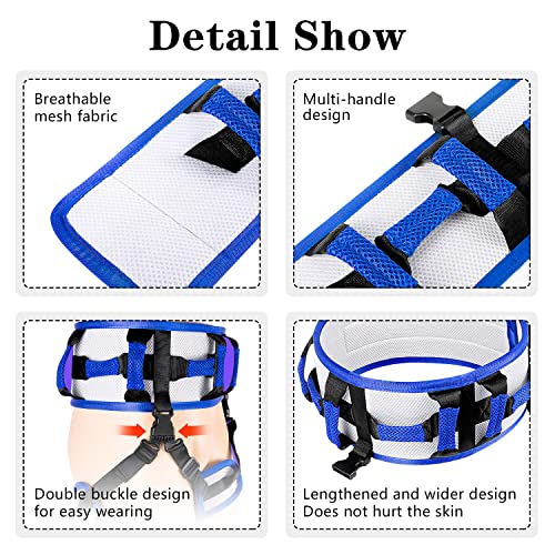 Transfer-Belt-with-Leg-Loops-and-10-Padded-Handles-Medical-Gait-Belt-Walking-Assistive-Device-with-Quick-Release-Metal-Buckle-for-Elderly-Seniors-and-Physical-Therapy-54-Inch