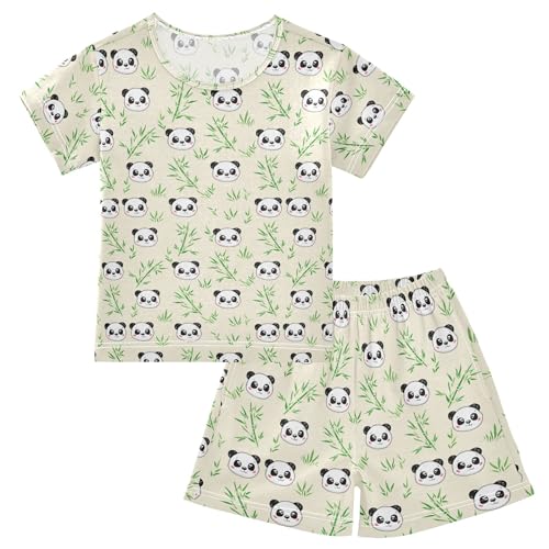 Cute Panda Pajama Set Pajamas Sleepwear Nightwear Loungewear Clothes Set B04041903