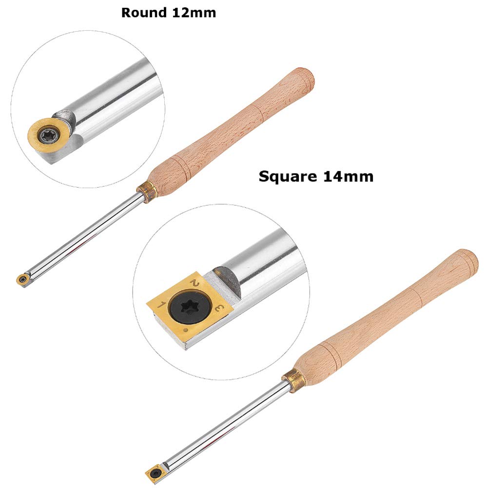 Scalpelli da Legno Professionali Fresa con Inserto in carburo di tungsteno Rivestita in Titanio for hobbisti del Legno, Fai da Te o falegnami