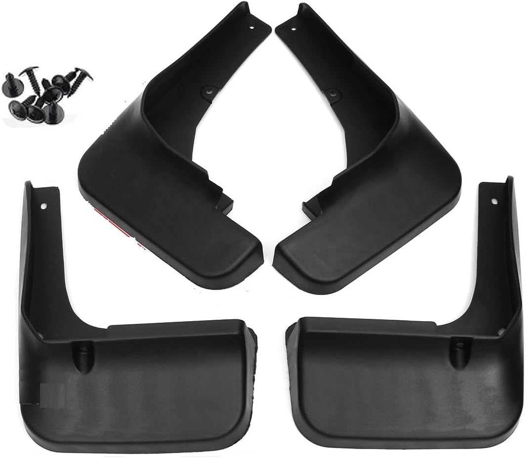 Car Mud Flaps O.E Type Mud Guard with Screws Compatible with Citroen C3