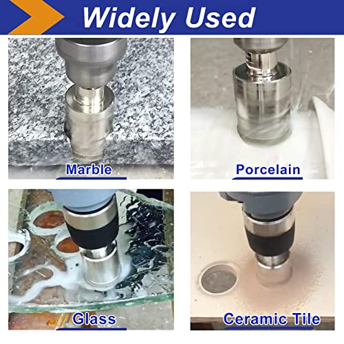 image for DaduoRi 1 1/4 Inch (32mm) Diamond Hole Saw with Pilot Bit, Diamond Tip