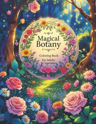 Magical Botany: A Botanical Coloring Journey for Adults ? more than 60 Relaxing Floral Patterns, Nature-Inspired Art, and Mindfu