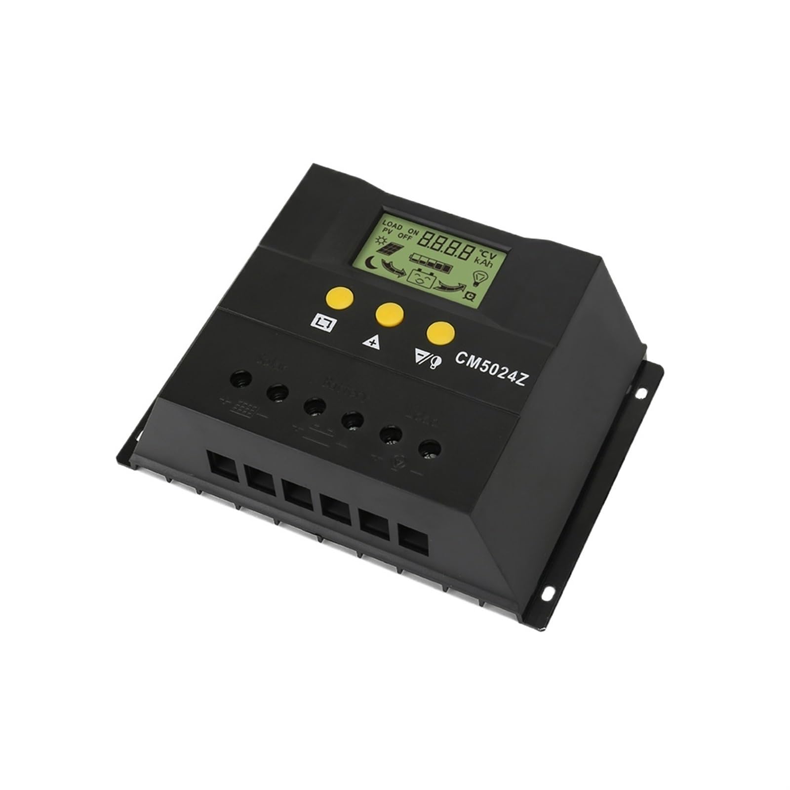 PWM 40A 50A 60A solar panel controller 12V/24V automatic LCD display control parameters ambient temperature detection(50A)
