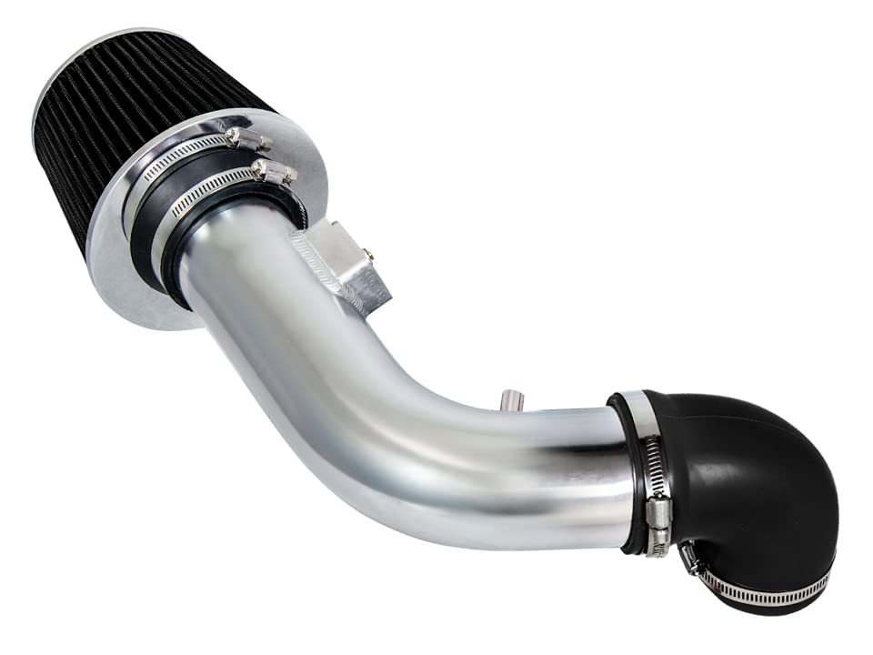 Rtunes Racing Short Ram Air Intake Kit + Filter Combo BLACK Compatible For 05-10 Chevy Cobalt/Chevy Cobalt SS 2.4L L4 …
