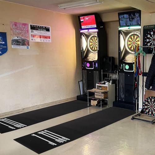 Tapis pour fléchettes antidérapant évite les rayures au sol et marque les distances - 3