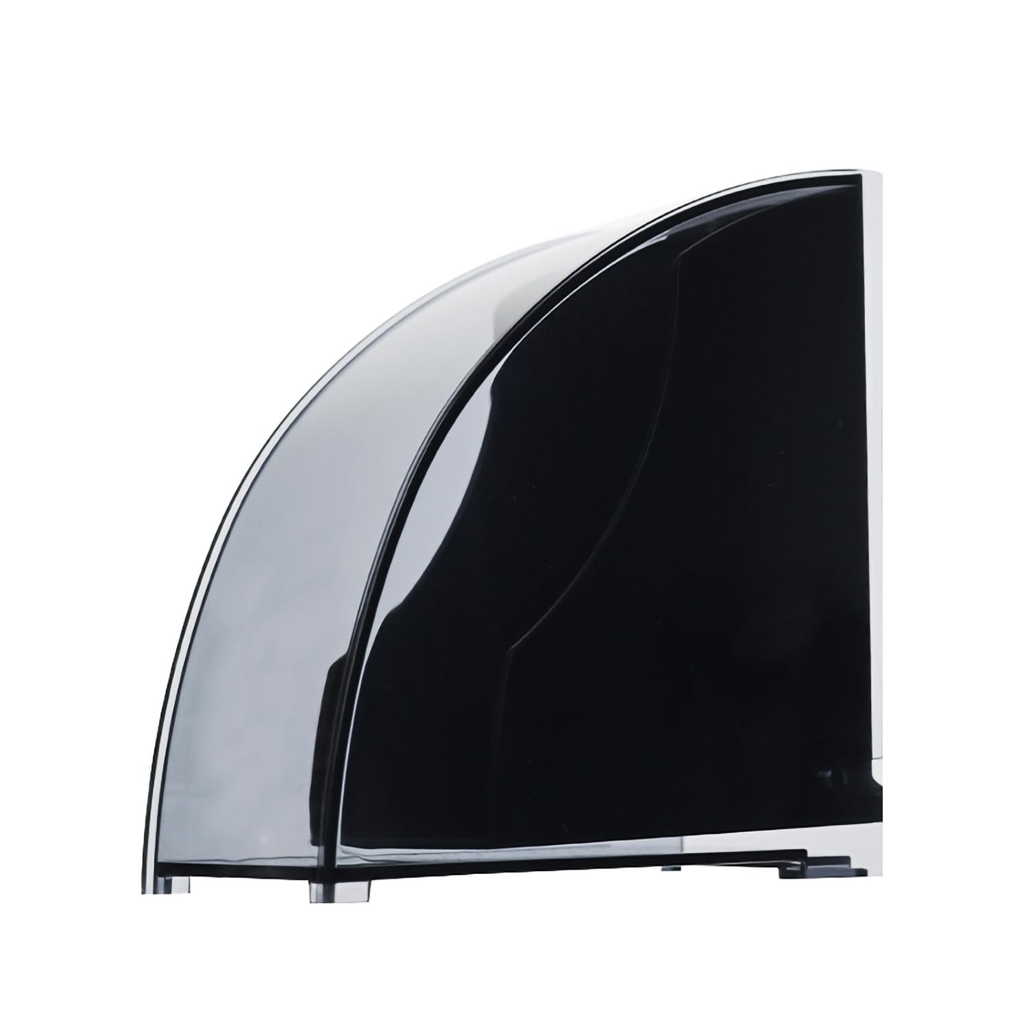 kilimazart Kaffeefilter-Papierhalter mit staubdichter Abdeckung, Kaffeefilter, Aufbewahrungsbehälter, Filterpapierbox (Schwarz, 1 Stück, für Kaffeekocher)