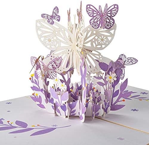 AIBAOBAO Birthday Card, 3D Pop Up Happy Birthday Card Handmade Birthday Cake Pattern Card, Folded Birthday Greeting Card with Envelope for Her, Him, Wife, Mum, Dad, Brother, Sister, Daughter, Grandma