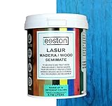 Acabado: Sobre la superficie de la madera preparada como se ha mencionada anteriormente, aplicar una capa en 2-3 manos, con pincel o pistola. Esperar 3 horas entre mano y mano. Aplicar una vez seca la mano anterior. El color dependerá del mano de capas y el tipo de madera, cuanto más manos el color aumenta.