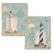 Seacoast Lighthouse I Atlantic and Pacific Oceanside Lighthouse Prints; Coastal Decor; Two 11 x 14 Poster Prints