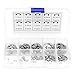 Yuhtech 120PCS 10Size E-Clip Anneau De Retenue Externe Snap Kit De Assortiment Anneau De Circlips Interne 1.5/2/2.5/3/4/5/6/7/8/9/10mm