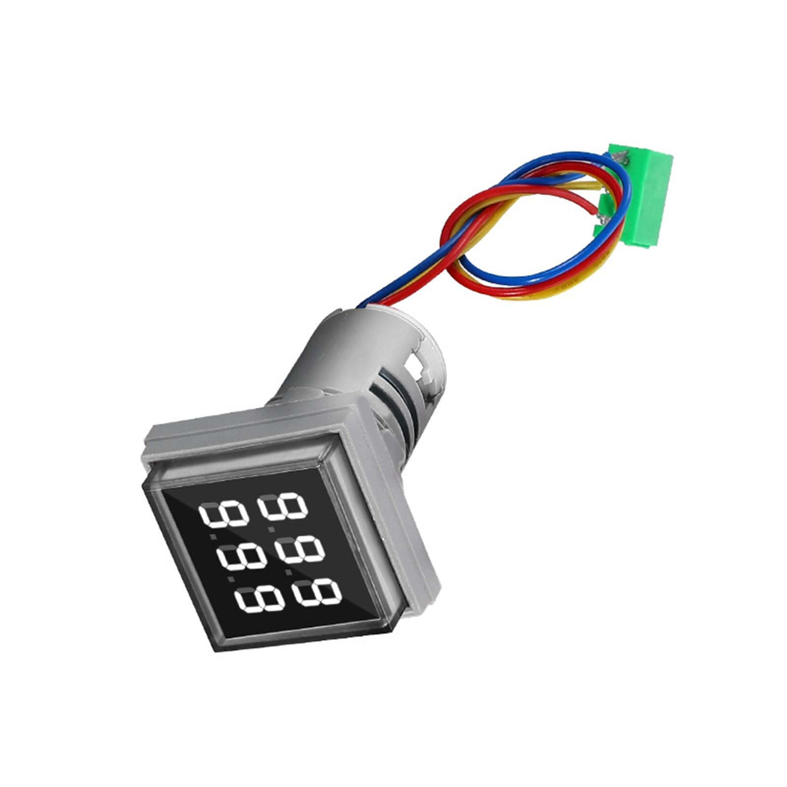 Digital Display Counter 22mm Hole Mount Square Counter Meter 6 Digit 0-999999 AC220V Count Meter with Ventilation Hole