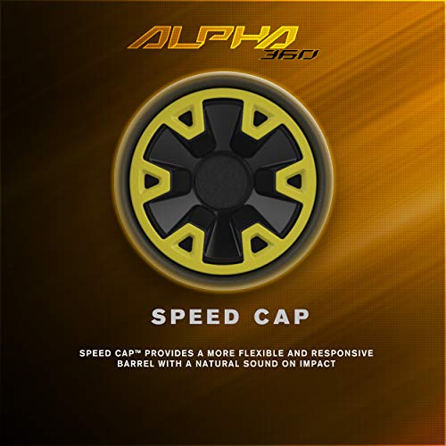 Easton Alpha 360 -10 L -8 Usssa Youth Baseball Bat, 2 3/4 In Barrel, 2021, 1 Piece Aluminum, Atac Alloy, 360 Precision Tuned Increases Barrel Trampoline, Speed Cap #TOP3