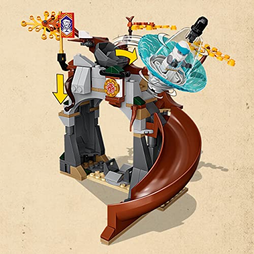 LEGO 71764 NINJAGO Ninja-Trainingszentrum mit Spinner-Spielzeug, Minifiguren Zane, Jay und Schlange, Meister des… – Bild 4