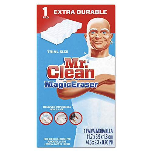 Mr. Clean Magic Eraser Extra Power, 4 3/5 inch x 2 2/5 inch, 7/10 inch Thick, White, 30/Carton