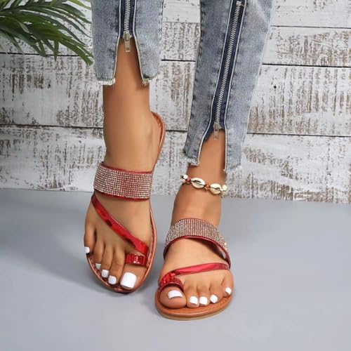 Lightweight womens arch support sandals/Slip On toe corrector flip flops/Stylish Beach Flat plantar fasciitis slippers4