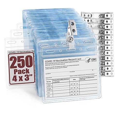 Porte-badge d'identification plastique horizontal 3x4 avec pince crocodile 250x
