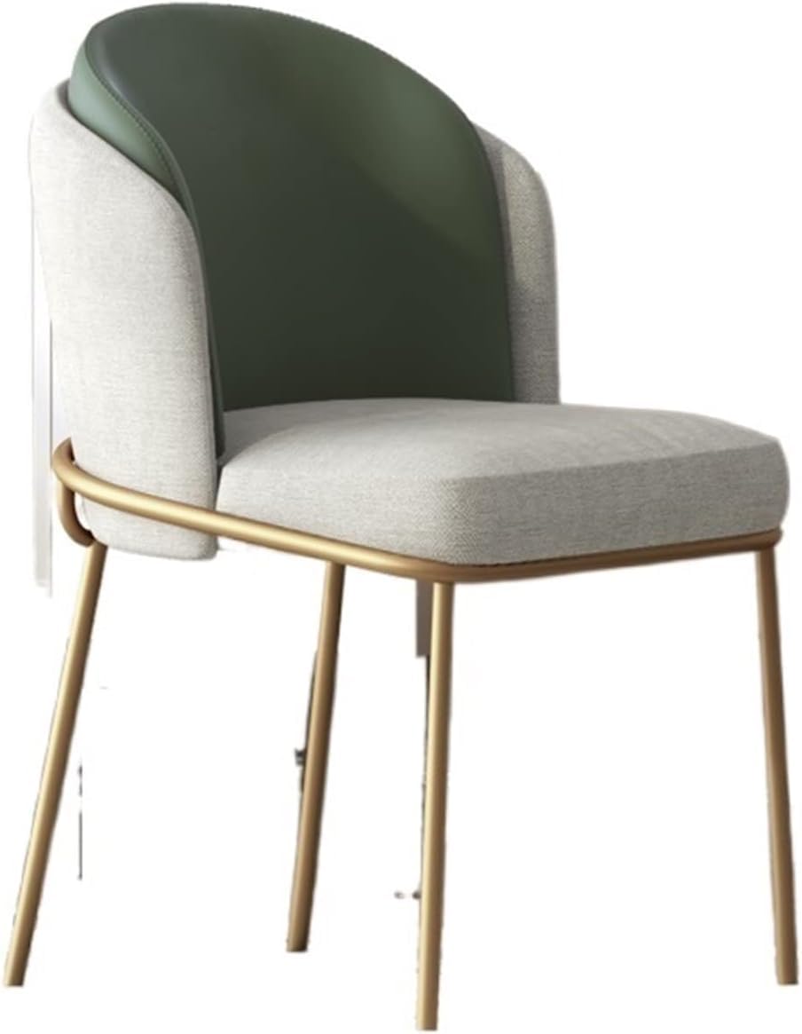 Chaise de cuisine blanche moderne et fauteuil de bureau d'ordinateur ergonomique taille unique
