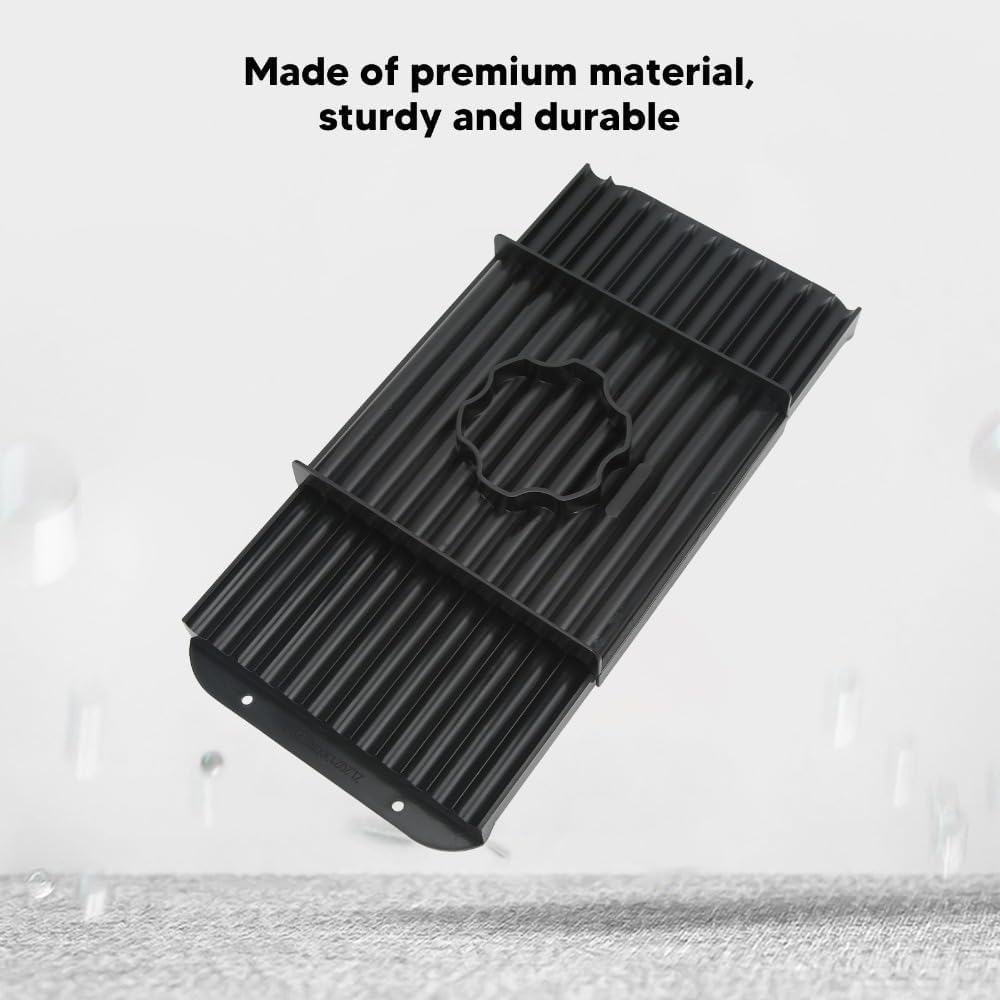 ABS Plastic Fishing Bait Rolling Plate - Portable Bait Roll Board for Carp Fishing, Round Bait Maker,13.15x6.02inches image 3