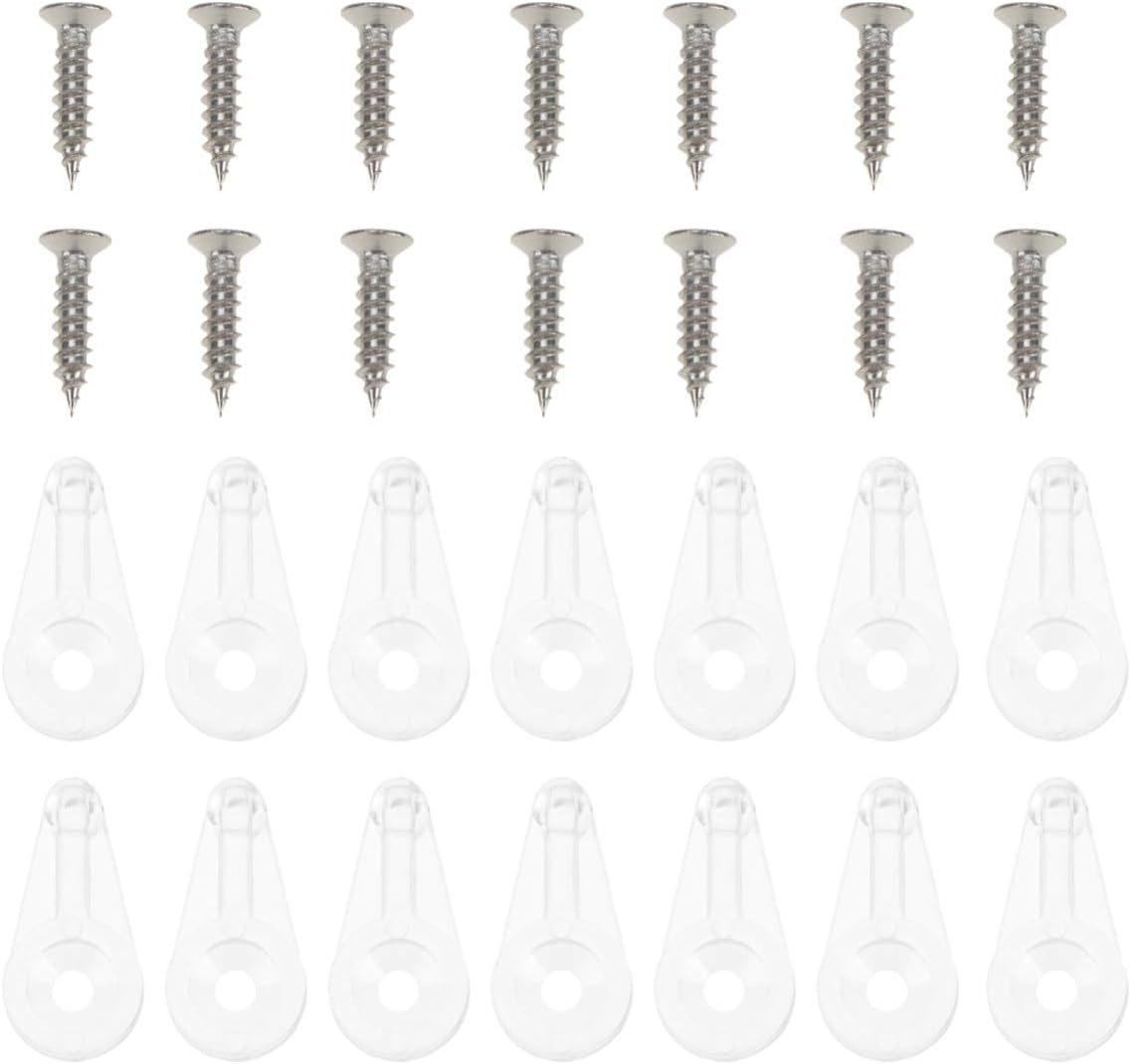 DOITOOL 30pcs Mirror Mirror Panel Holding Clips Mirror