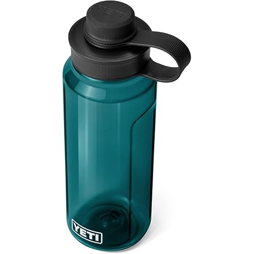 YETI Yonder Water Bottle with Yonder Tether Cap, Lightweight, Leakproof and BPA-Free