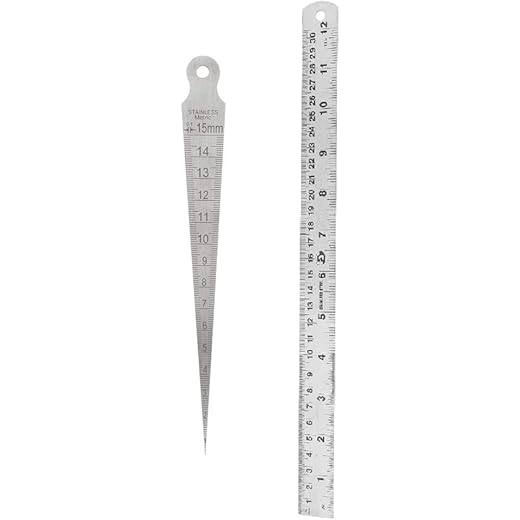LOVELY Kristeel Stainless Steel Taper Gauge 15 MM