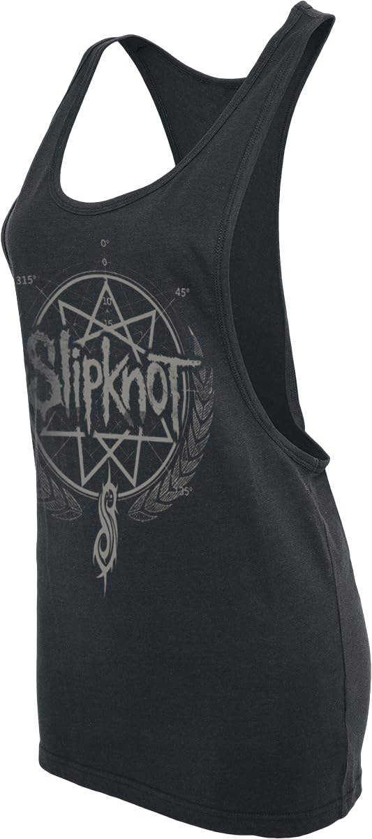 Slipknot Blurry Femme Top Noir Large