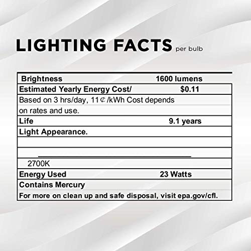 Sleeklighting 18791 Gu24 23Watt 2700K 1600Lm 2 Prong Light Bulbs- Ul Approved-120V 60Hz thumb #5