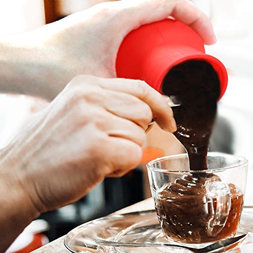 3 Pcs Chocolate Melting Pot, Silicone Chocolate Melter In Microwave For Butter, Cheese, Candy, Sauce And Caramel, Melting Chocolate For Molds #TOP3