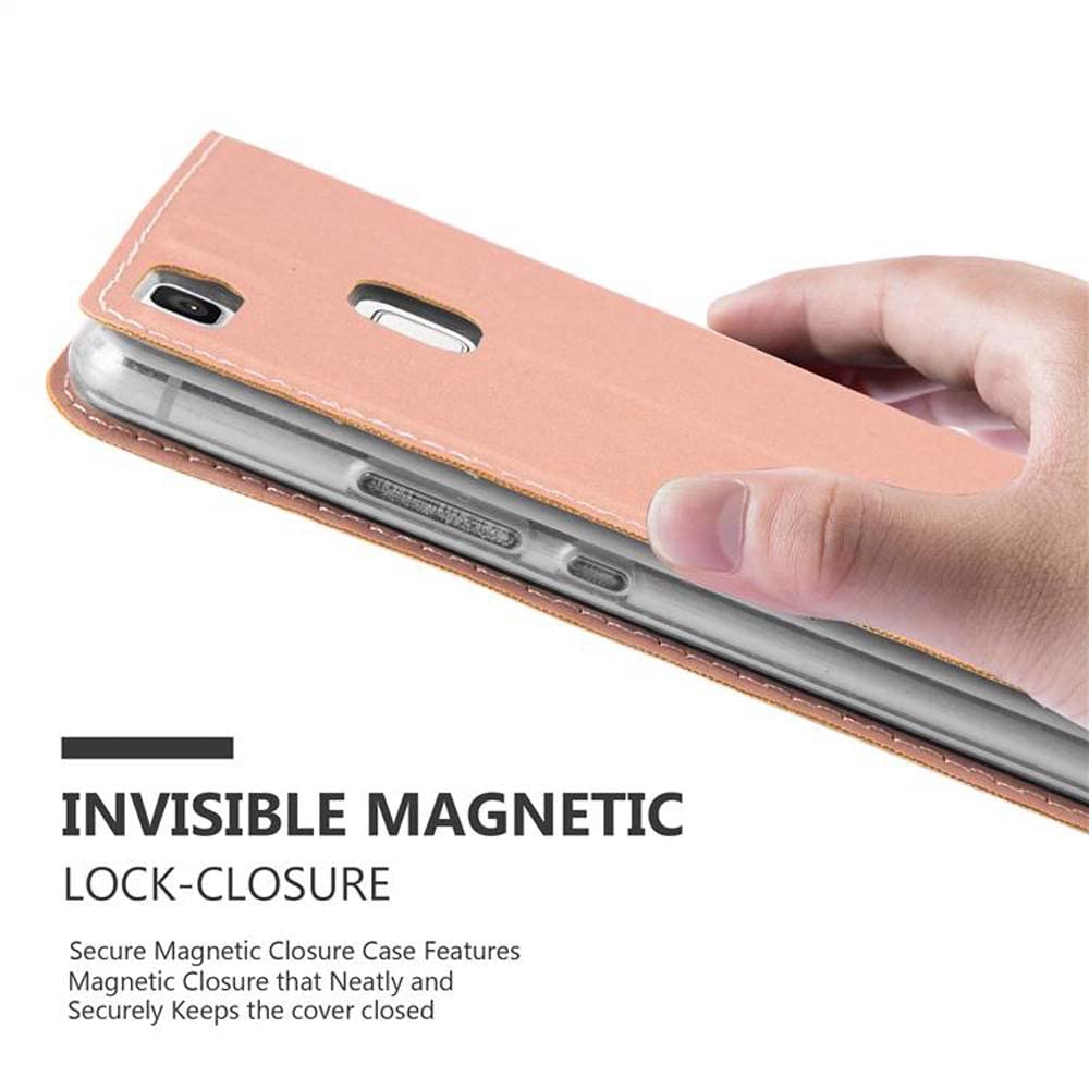 Cadorabo Custodia A Libro Per Huawei P40 - Oro Rosa, Con Porta Carte E Chiusura Magnetica