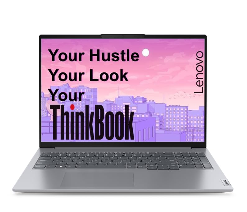 Image of Lenovo ThinkBook 16 G6 Laptop | AMD Ryzen 3 7330U | 16 inch WUXGA IPS 300 Nits Display | 8GB DDR4 RAM & 512GB SSD | Windows 11 Home + MS Office 2021 | Fingerprint Reader | Arctic Grey (21KKA0J2IN)