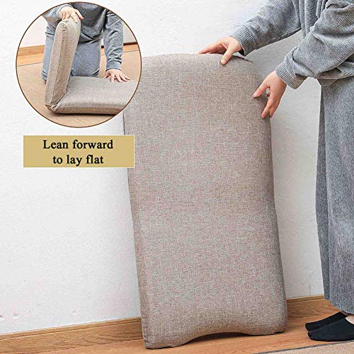 Chaise de méditation pliable avec support dorsal pour lecture