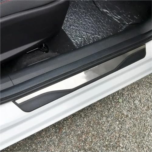 Garniture seuil porte anti-rayure en acier pour Honda HR-V Vezel - 4