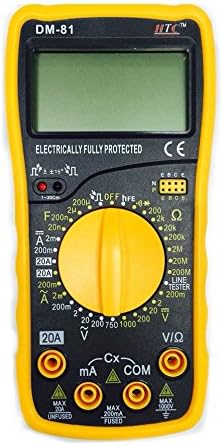 HTC Instrument DM-81 3½ Digital Multimeter Capacitance Diode Transistor and Live Tester by Supreme Traders Supertronics1989