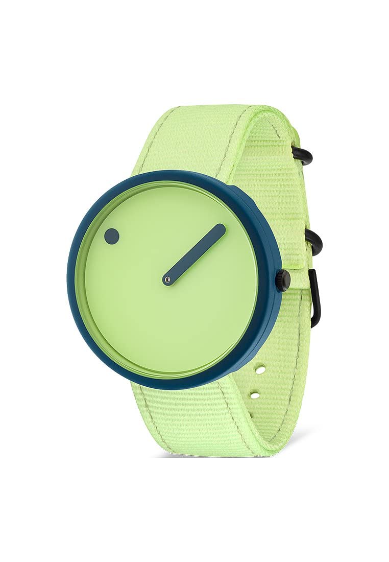 Picto Reloj analógico unisex de cuarzo 32020961, verde claro, talla única, Correa