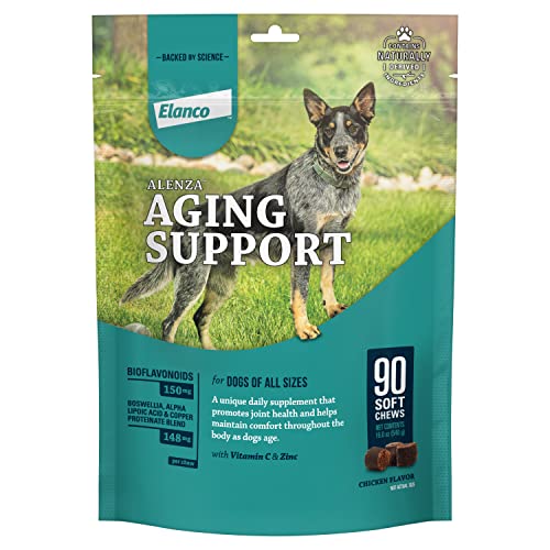 Elanco Alenza Soft Chews Aging Support for Dogs, 90 Count